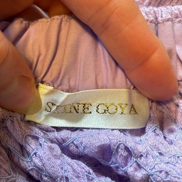 Stine Goya Garance Off The Shoulder Midi Dress in Lilac - Picture 7 of 11